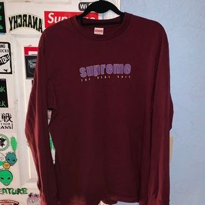 SUPREME SS19 LONG SLEEVE LARGE